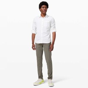 Lululemon ABC Pant Slim 32" Warpstreme Men’s Grey Sage Size 29 Athleisure Golf